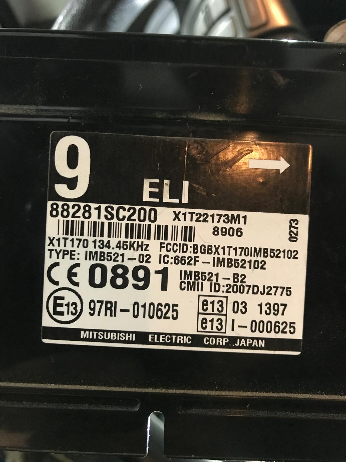 Subaru Forester 2008 eeprom блока иммобилайзера - Иммобилайзеры - AUTO  TECHNOLOGY