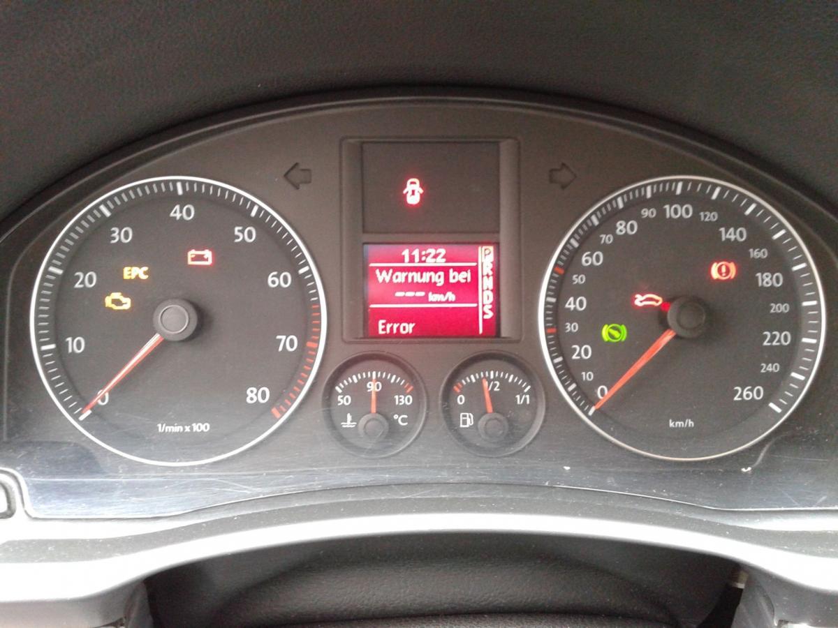 Volkswagen Jetta 2009год Error. - Одометры - AUTO TECHNOLOGY